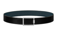 HERMES Leather Belts Men Black/Blue