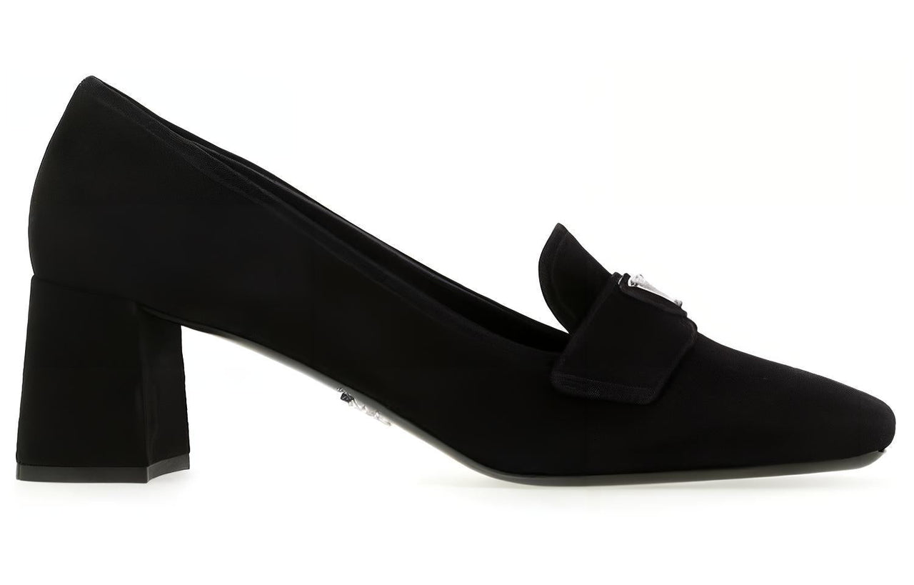 PRADA Chunky Heel High Heels Women's Black