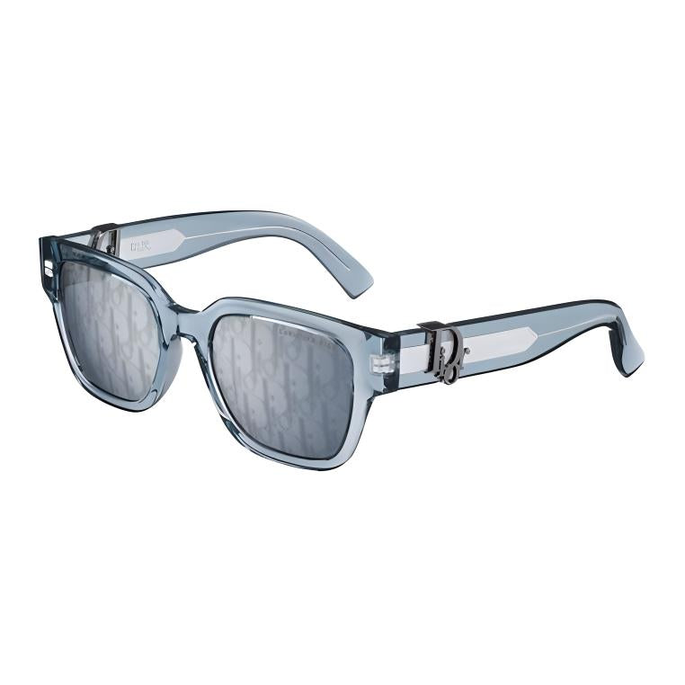 DIOR Square Sunglasses Men's Blue