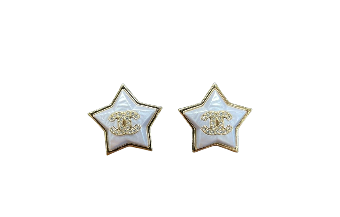 CHANEL Stud Earrings Women's