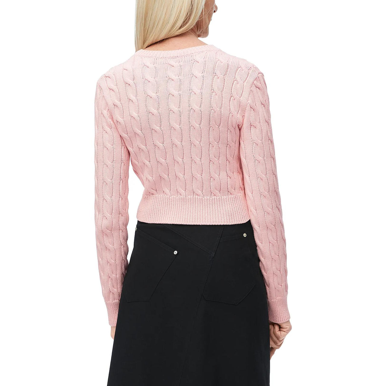 LOEWE FW24 Knitwear Women's Baby Pink