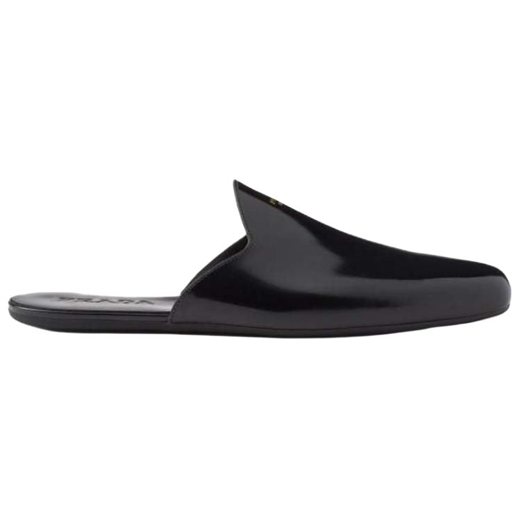 PRADA Wrap-toe Slippers Men's Black
