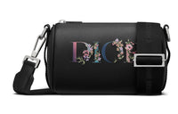 DIOR Grained Calfskin Wheeled Bucket Bag Shoulder Bag Crossbody Bag Mini Men's Black