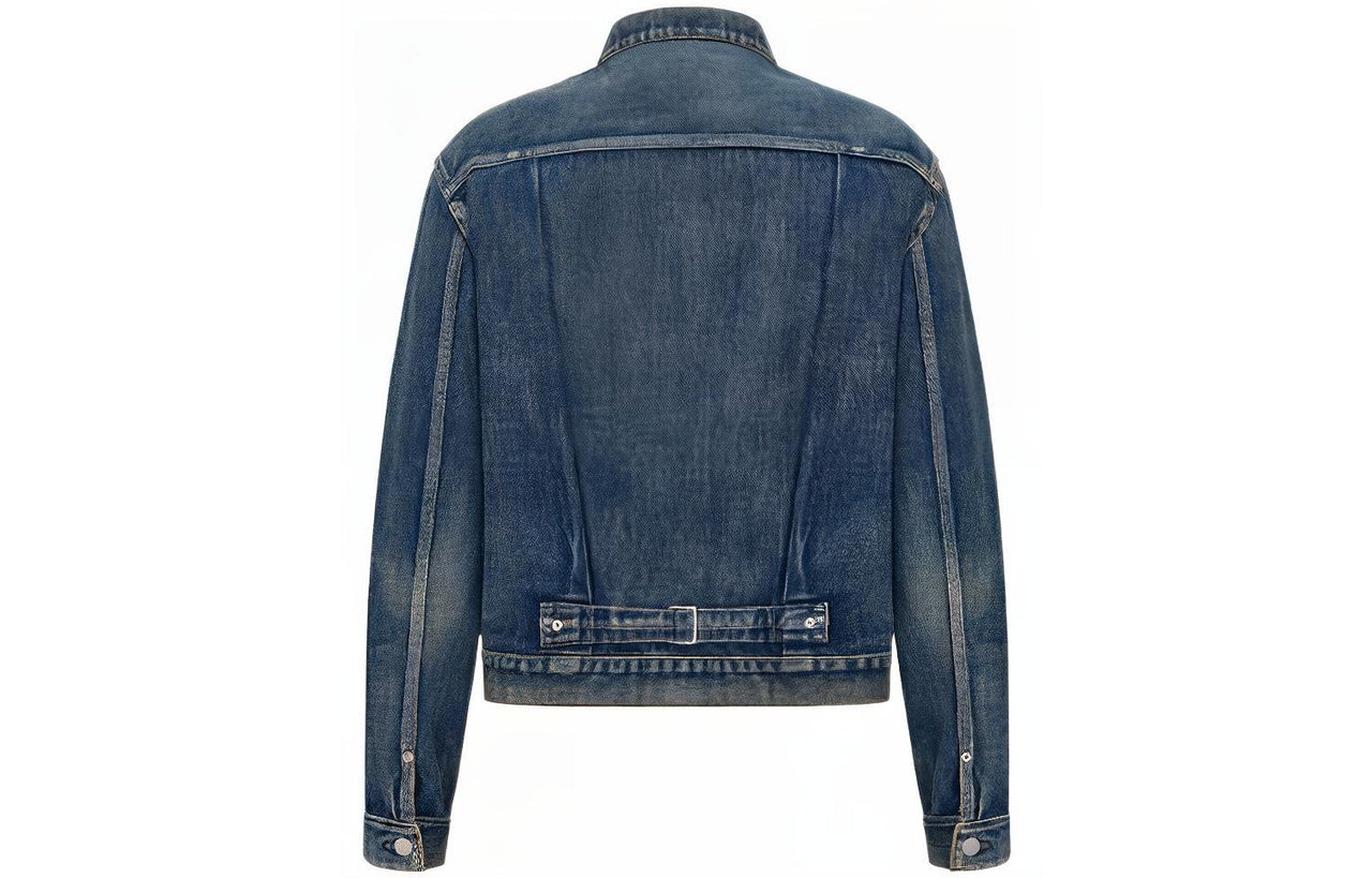 DIOR FW22 Denim Jacket Men's Blue