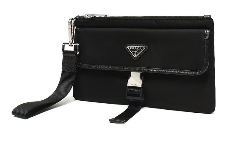 PRADA Fabric Clutch Men's Black