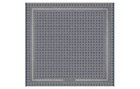 DIOR Knit Scarves Unisex Denim Blue