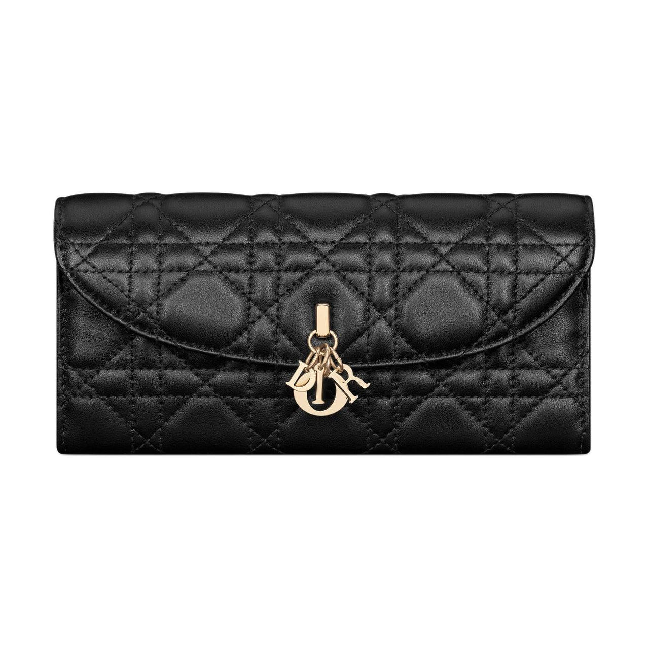 DIOR My Dior Lambskin Wallet Women's Black