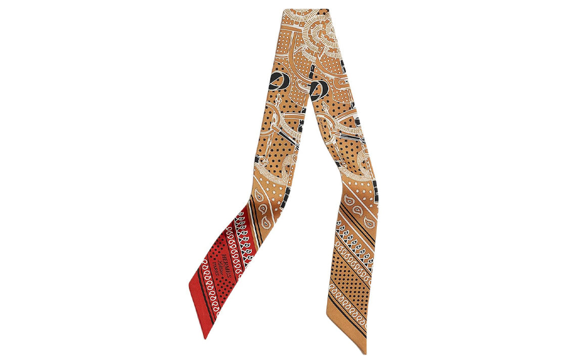 HERMES Silk Scarves Women's Gilded Beige