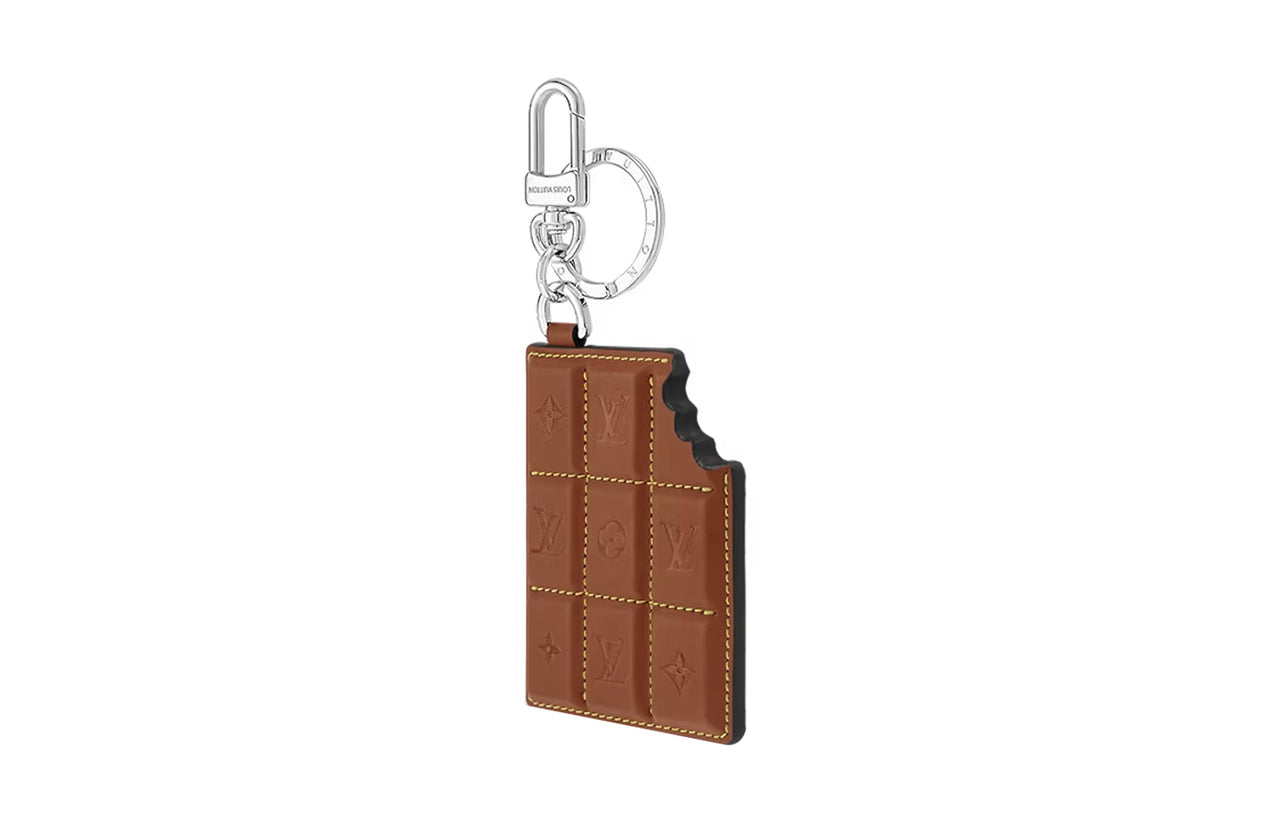 LOUIS VUITTON Leather With Monogram Coated Canvas Bag Accessory Unisex Brown