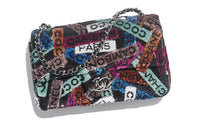 CHANEL Metal Mouth Cover Bag Crossbody Bag Small Size Women's Multicolor