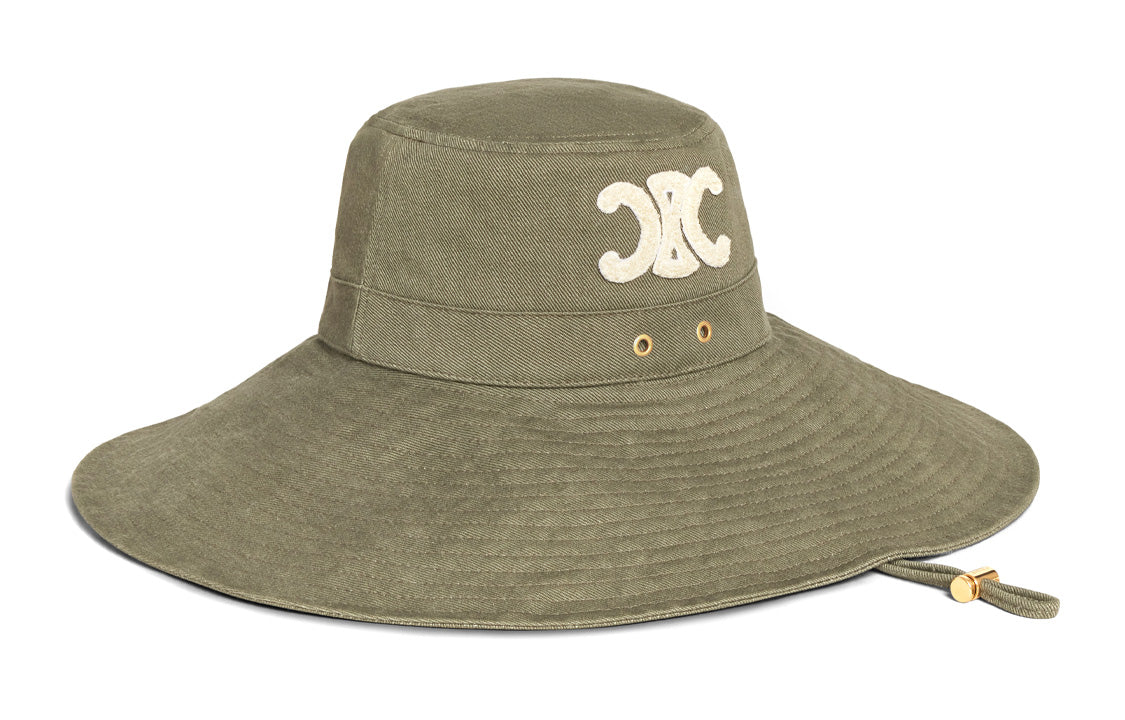CELINE Bucket Hats Women's Khaki