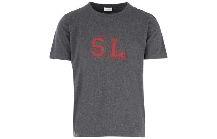 SAINT LAURENT T-Shirt Men's Gray