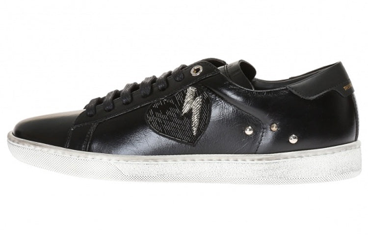 SAINT LAURENT SL/01 Low-Top Stylish Skateboarding Shoes Women's Black