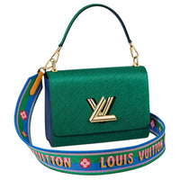LOUIS VUITTON Twist Epi Leather Portable Crossbody Bag Shoulder Bag Women's Emerald Green