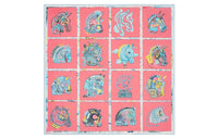 HERMES Silk Scarves Women's Pink