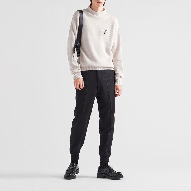 PRADA Sweaters Men Pink Mist White