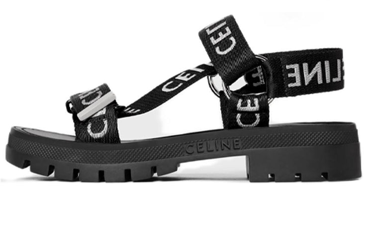 CELINE Strap Sandals Women's Tawny