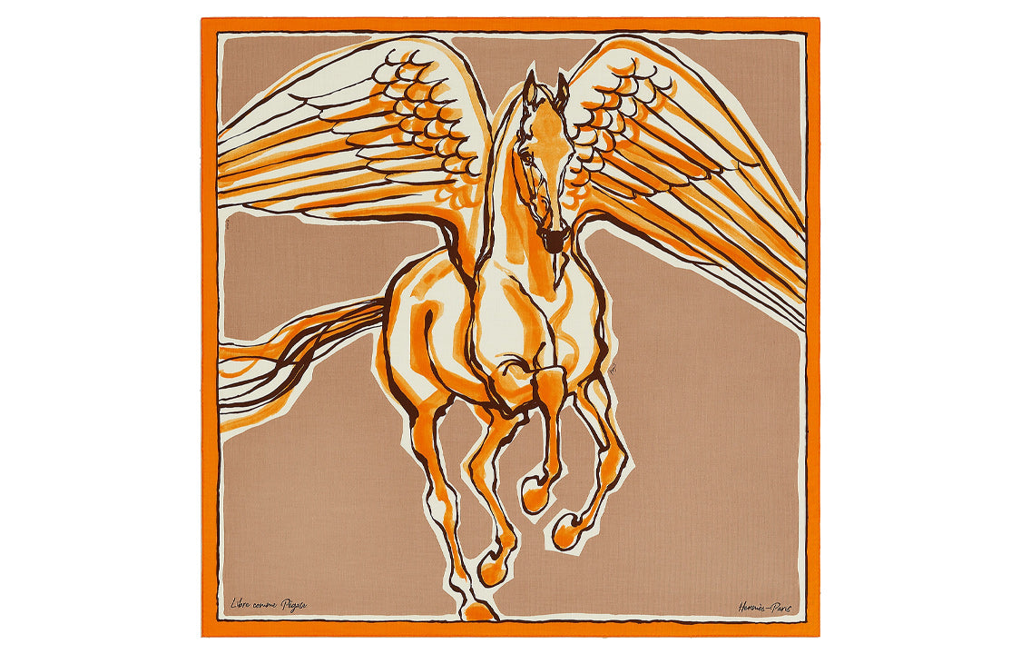 HERMES Shawls Women's Brown