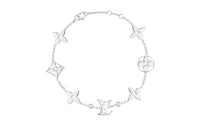 LOUIS VUITTON Idylle Blossom Monogram Bracelet White Gold And Diamonds