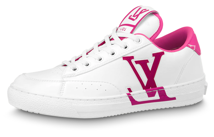 LOUIS VUITTON Charlie Sneakers 'White Fuchsia' Women's