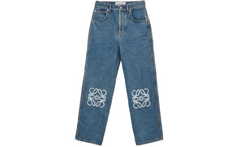 LOEWE Anagram Cropped Jeans
