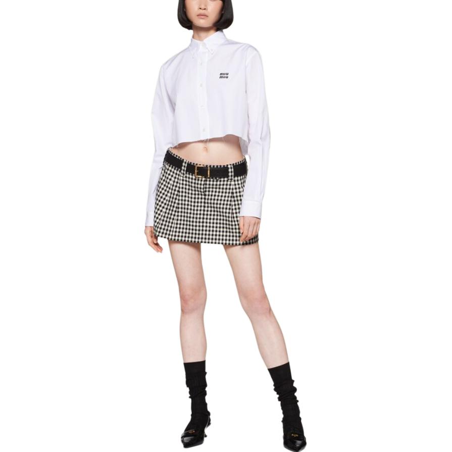 MIU MIU Casual Short Skirts Women's Multicolor