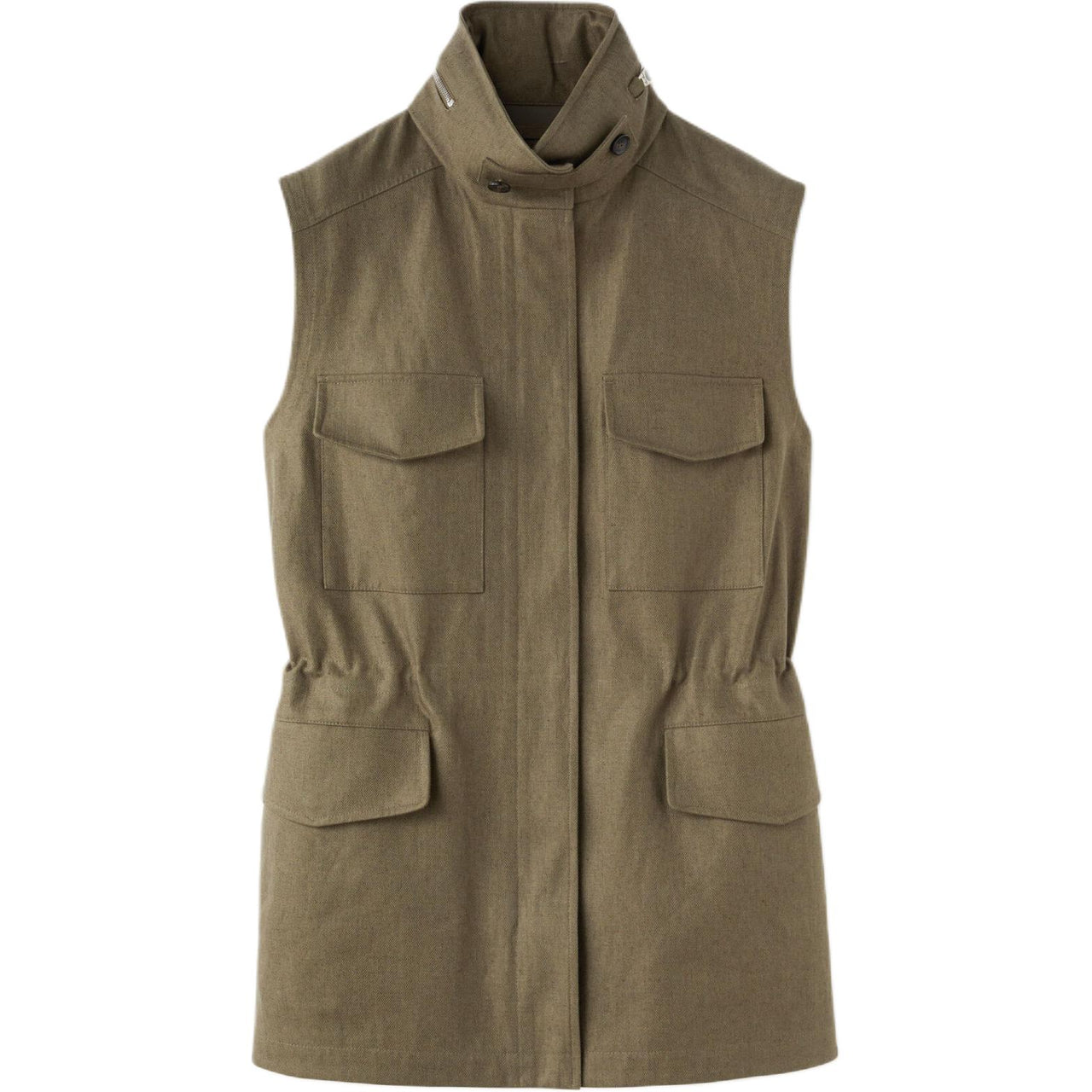 Loro Piana SS24 Vest Women's Moss Green