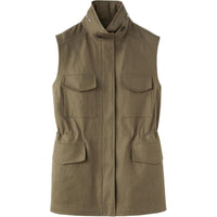Loro Piana SS24 Vest Women's Moss Green