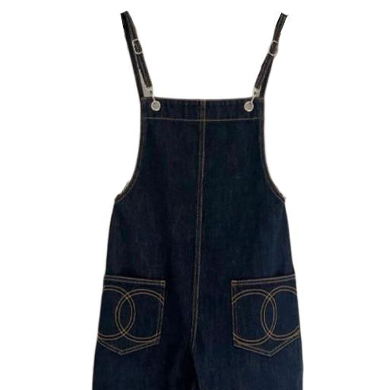 CHANEL Jumpsuits Women's Blue