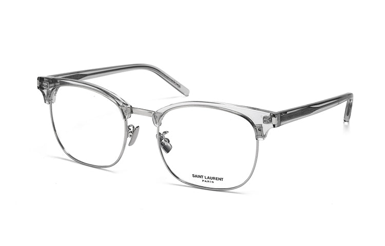 SAINT LAURENT Plate Frame Square Eyeglass Frames Unisex