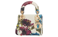 DIOR Lady Dior Calfskin Lady Dior Bag, Crossbody, One Shoulder, Handbag Micro Women's Milk White