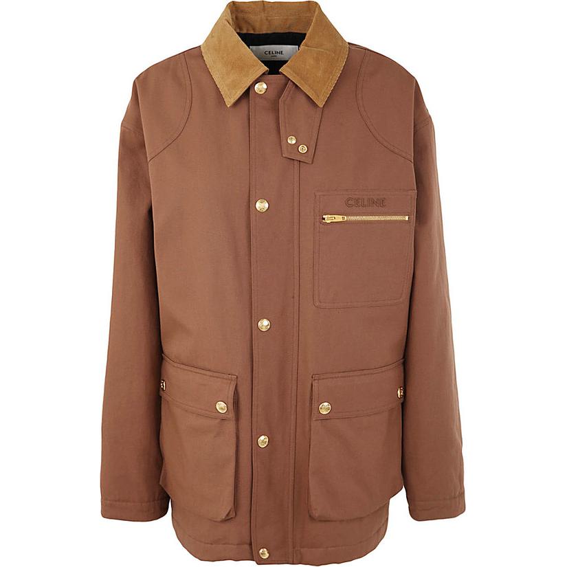 CELINE Jackets & Coats Women's Brown