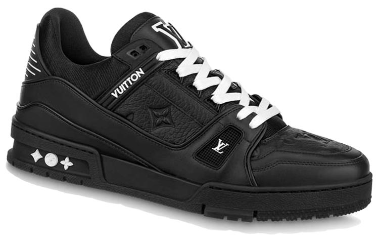 LOUIS VUITTON Trainer Black Embossed Monogram