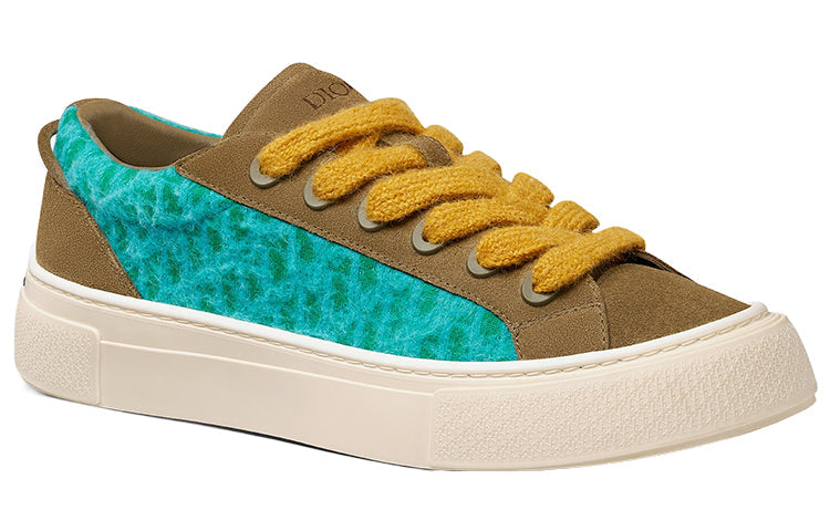 DIOR B33 Sneaker Oblique Turquoise Brown