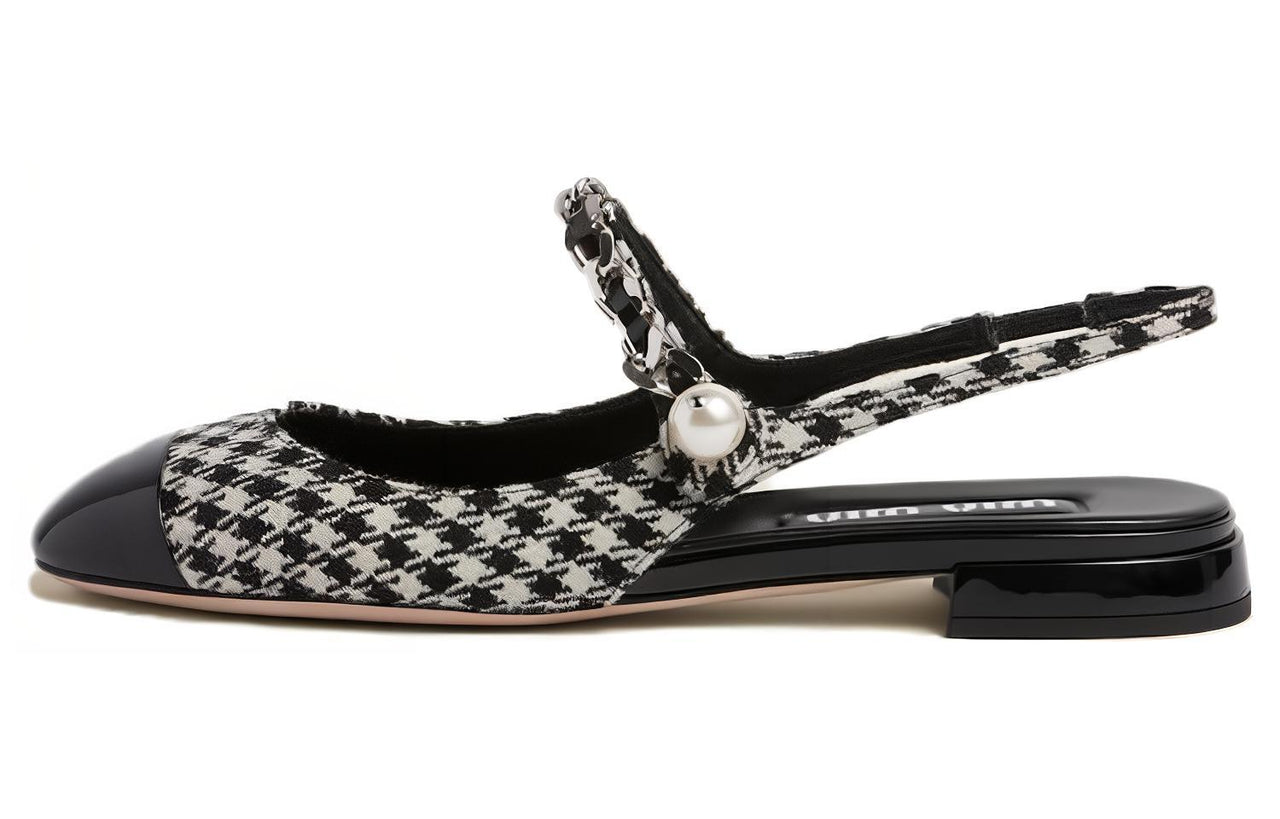 MIU MIU Casual Single Shoes 1cm Women's Black