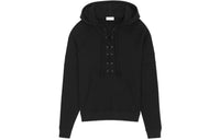 SAINT LAURENT Laced Drawstring Hoodie
