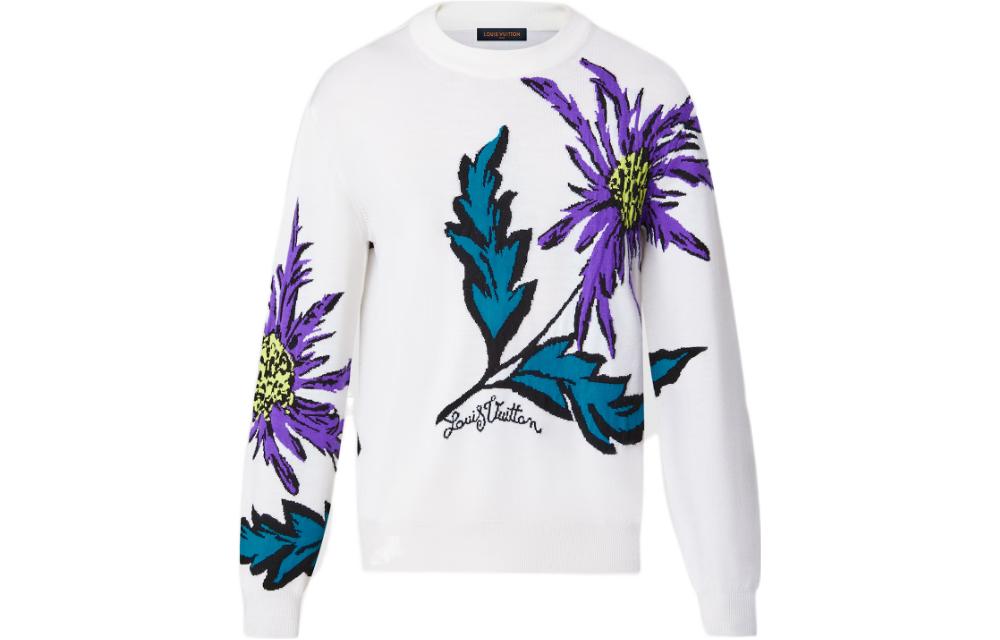 LOUIS VUITTON Thistle Intarsia Pullover