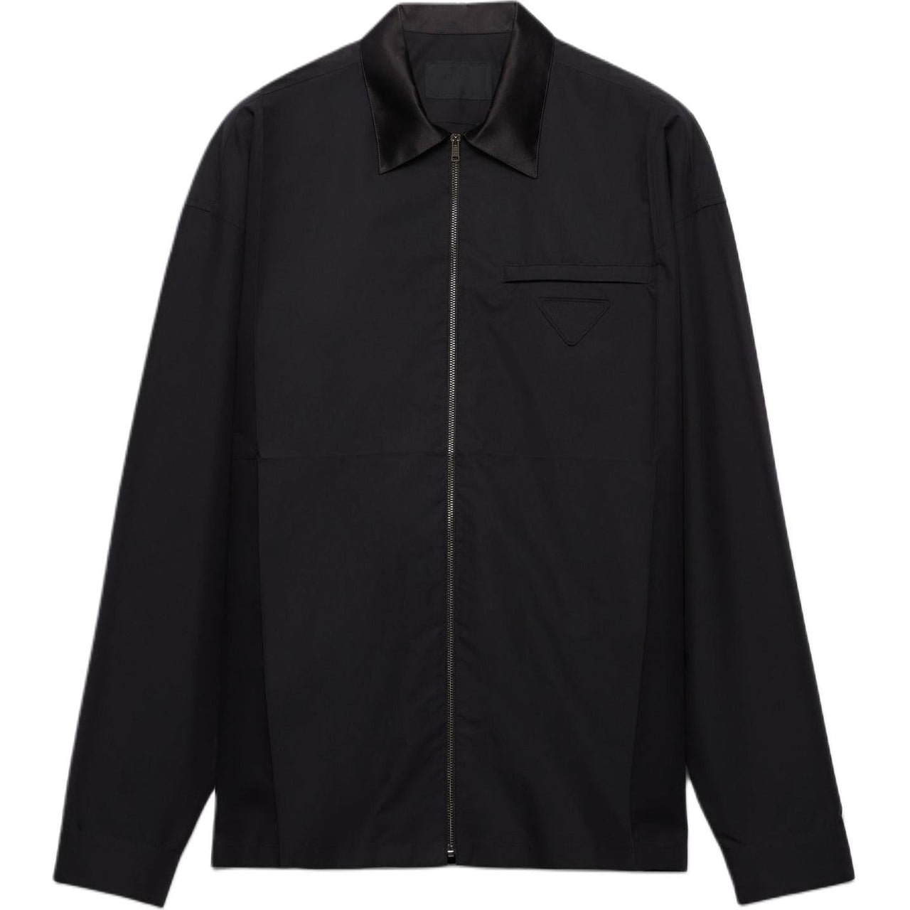 PRADA Zip Up Long Sleeved Shirt