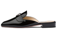 PRADA Slip-Resistant Wrap-toe Slippers Women's Black