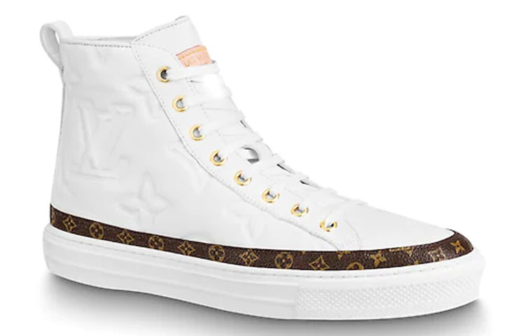 LOUIS VUITTON Lv Stellar Sports Boots White Women's