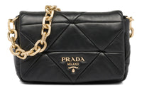 PRADA Soft Sheep Leather Portable Crossbody Bag, Shoulder Bag Women's