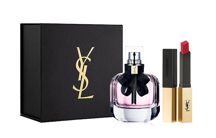 SAINT LAURENT Small Gold Bar Small Black Stripes Reverse Paris Freedom Supreme Perfume Sets Perfume EDP 2-Piece Set