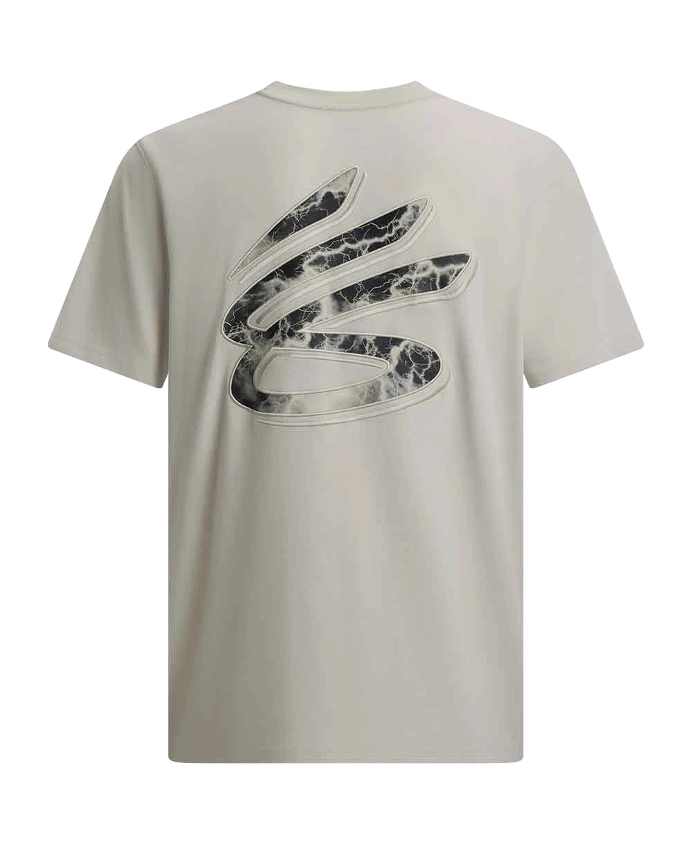 Under Armour Curry Tour Graphic T-shirt 'Grey Black' 6003083-110
