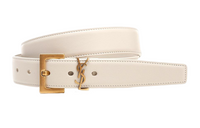 SAINT LAURENT Monogram Buckled Belt