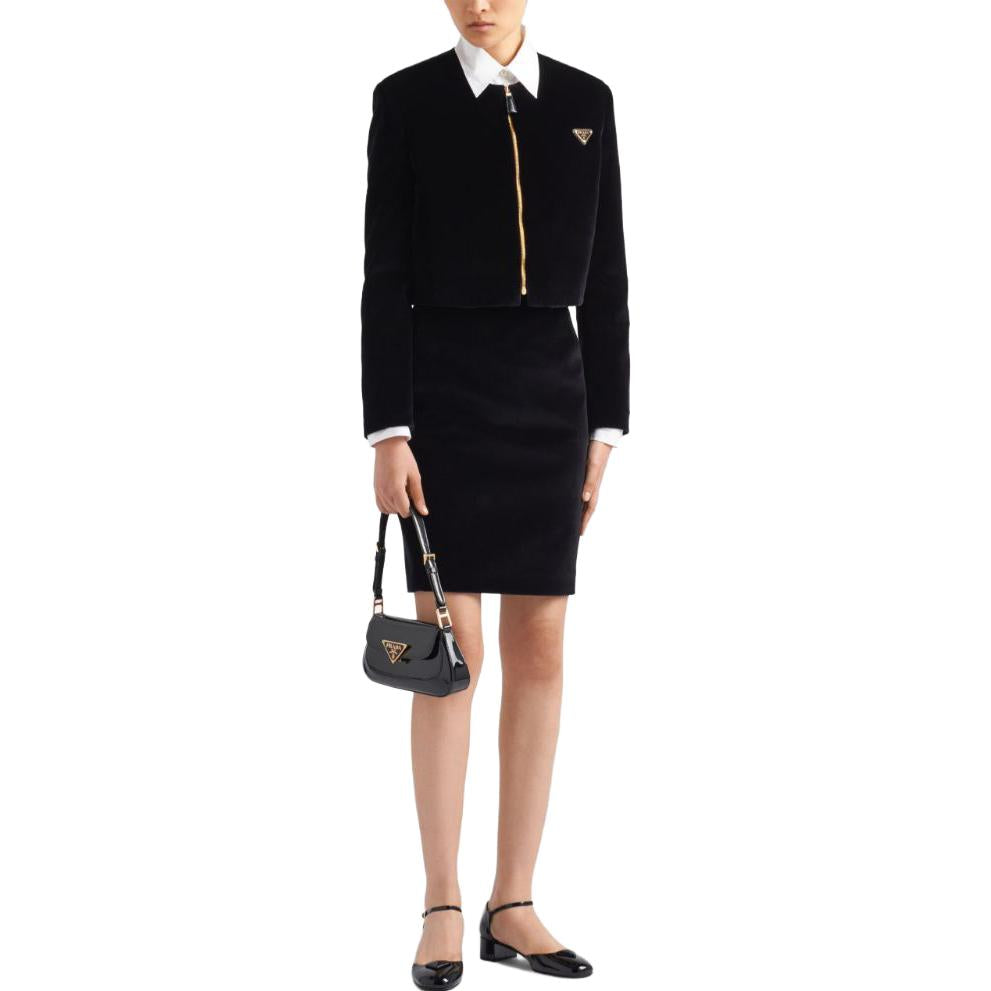 PRADA Casual Short Skirts Women's Black