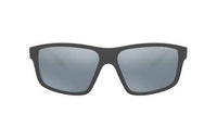 PRADA Plastic Irregular Shape Sunglasses Men's Gray