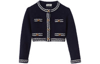 MIU MIU Button Up Cropped Cardigan