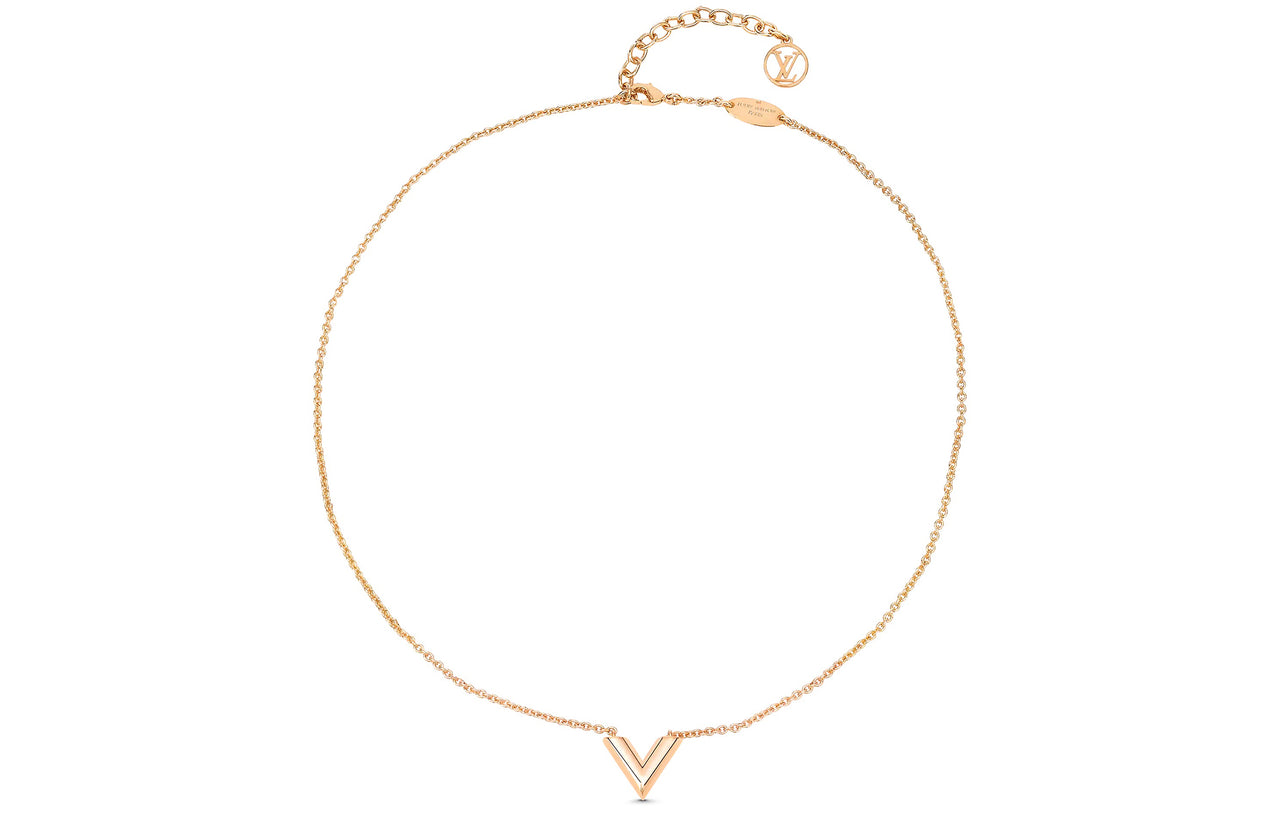 LOUIS VUITTON Essential V Necklace