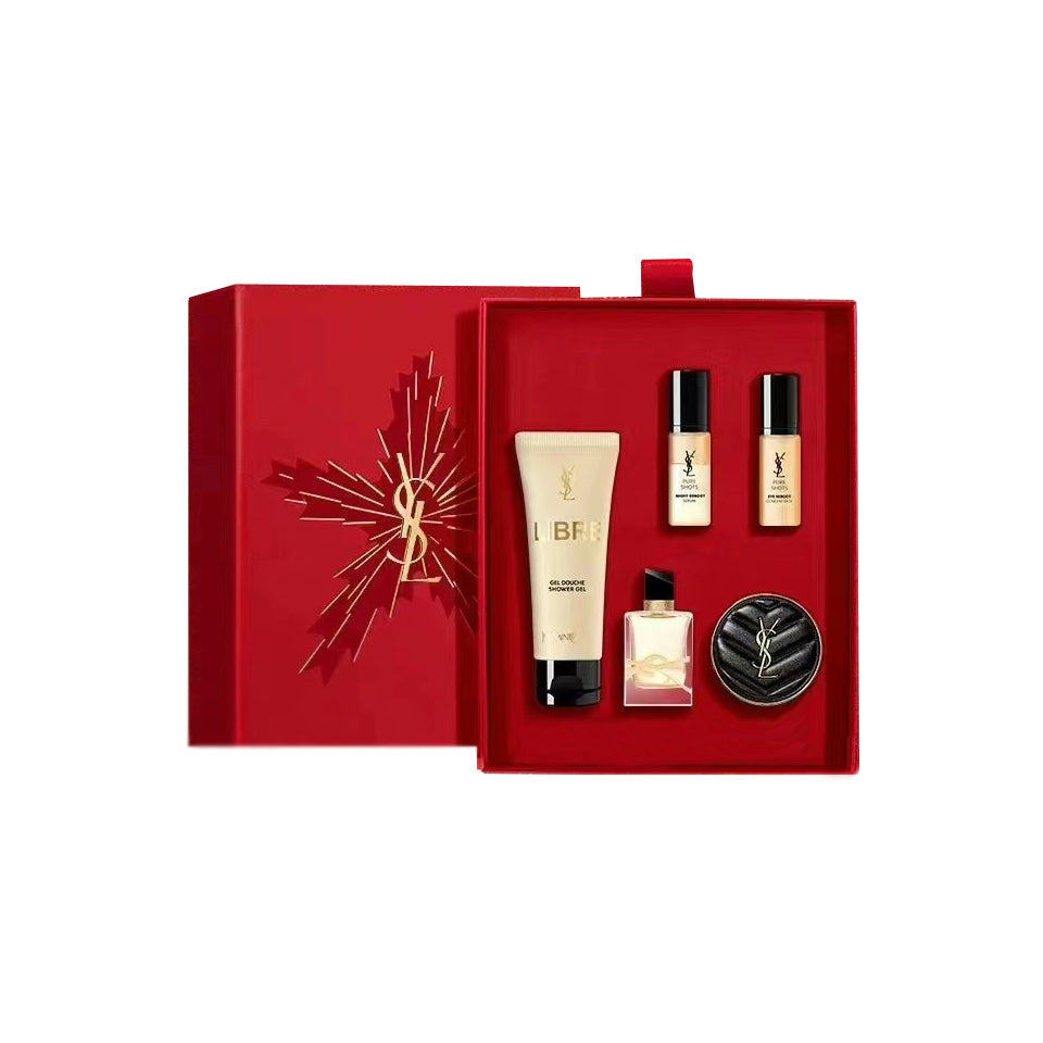 SAINT LAURENT 2023 Valentine's Day Limited Edition Exclusive Sample Sets Nourishing Moisturizing 5 Piece Set