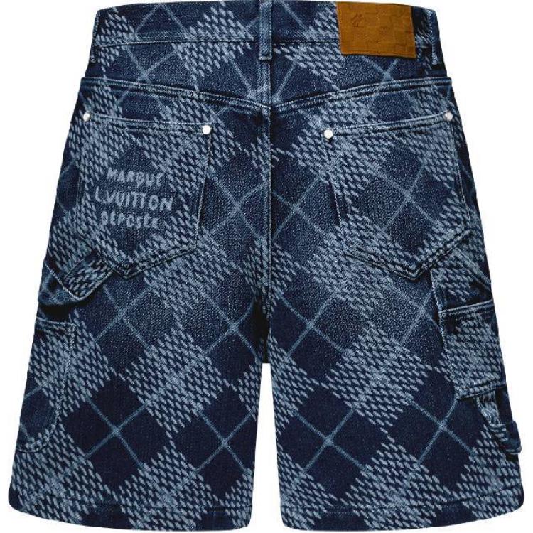LOUIS VUITTON Denim Carpenter Shorts